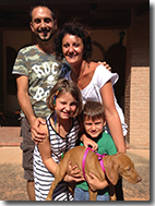 FABRIZIO CON FAMIGLIA E CAMILLA SETTEMBRE 2013